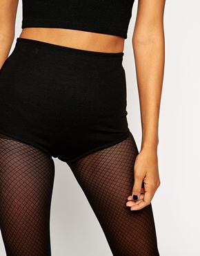 ASOS High Waisted Stretch Shorts | Blingby